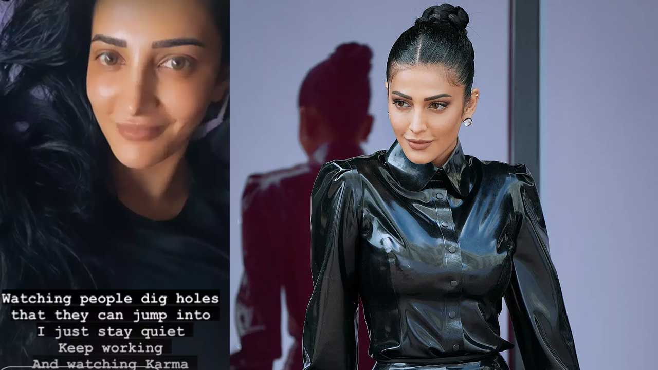 Shruti Haasan’s Instagram story sparks curiosity: Who dug traps for her?